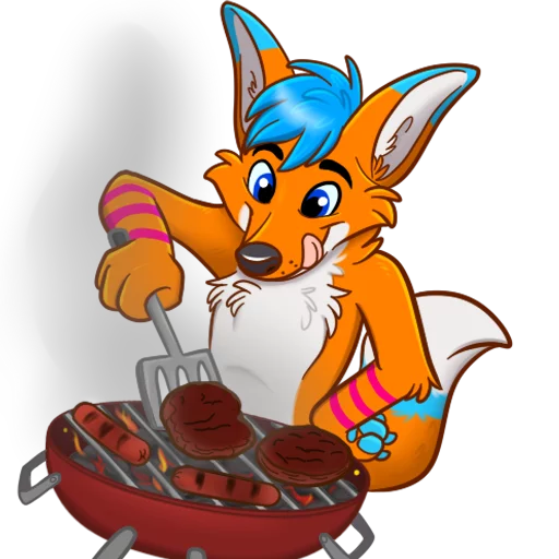 🌭 Стикер «AviFoxExpansion» для Telegram