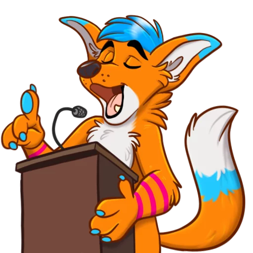 🗣 Стикер «AviFoxExpansion» для Telegram
