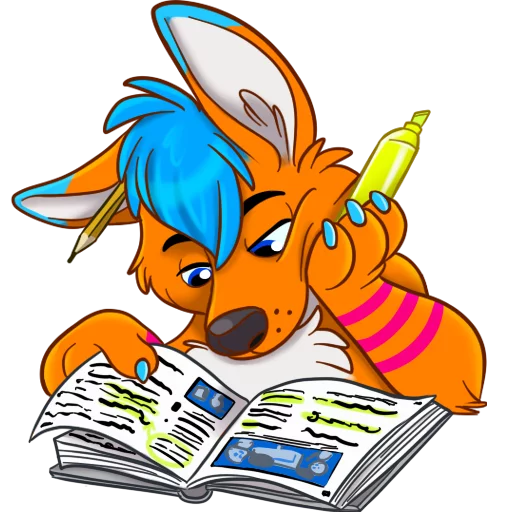 📙 Стикер «AviFoxExpansion» для Telegram