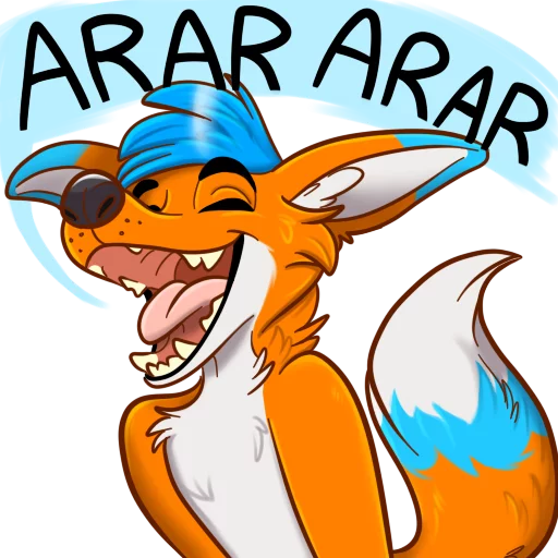 😸 Стикер «AviFoxExpansion» для Telegram