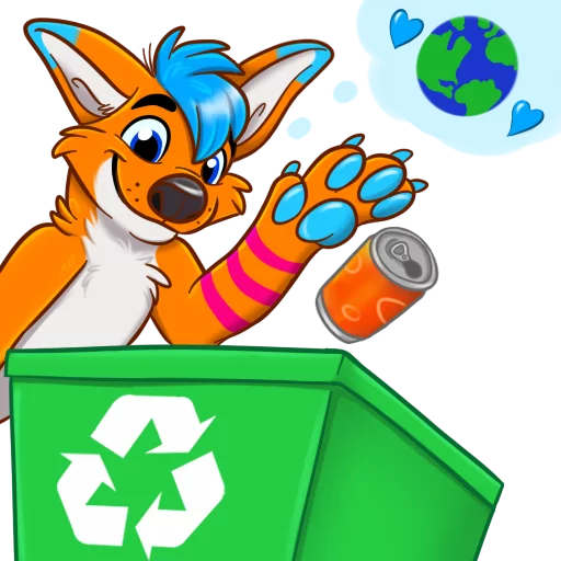 ♻️ Стикер «AviFoxExpansion» для Telegram