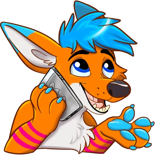 📞 Стикер «AviFoxExpansion» для Telegram
