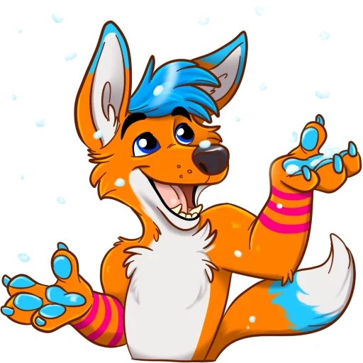 ❄️ Стикер «AviFoxExpansion» для Telegram