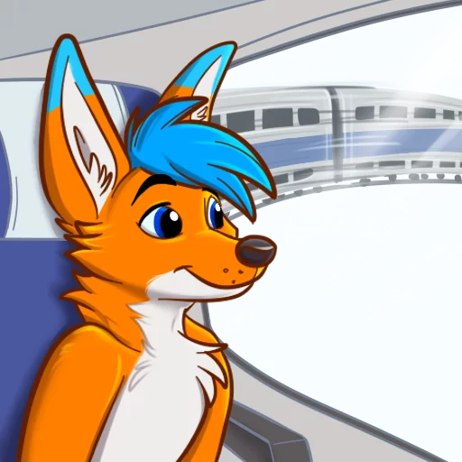 🚆 Стикер «AviFoxExpansion» для Telegram