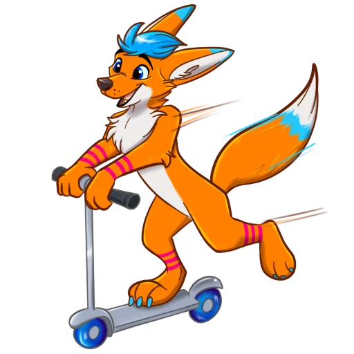 🛴 Стикер «AviFoxExpansion» для Telegram