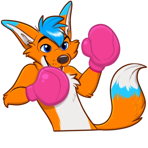 🥊 Стикер «AviFoxExpansion» для Telegram