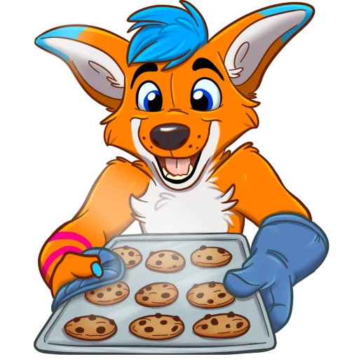 🍪 Стикер «AviFoxExpansion» для Telegram