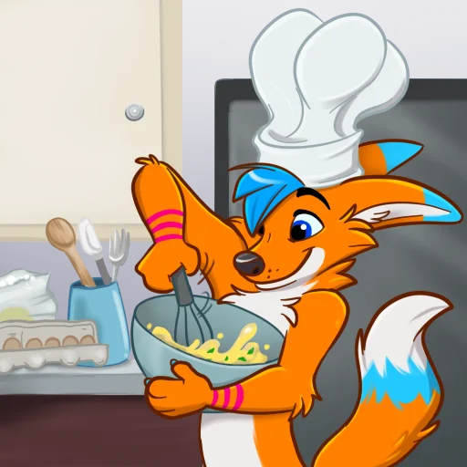 🧑‍🍳 Стикер «AviFoxExpansion» для Telegram