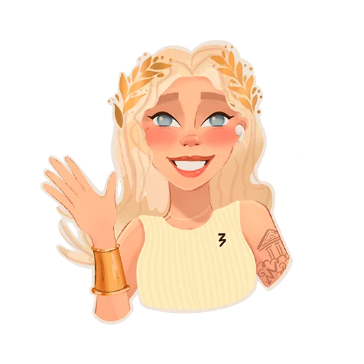 Стикерпак AFINA для Telegram