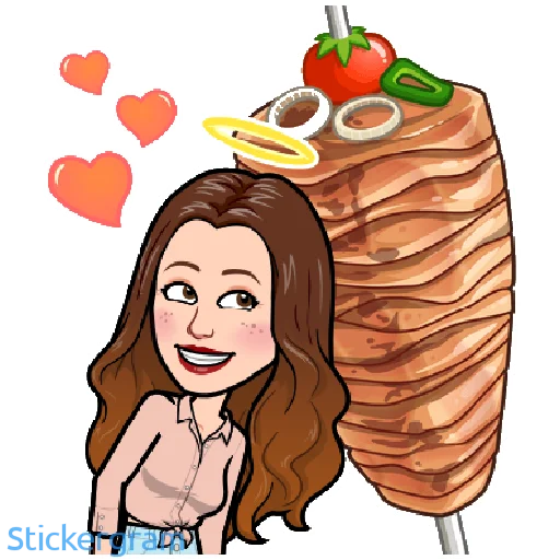 🥰 Стикер «Анютик» для Telegram