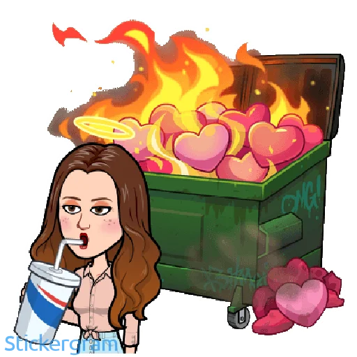 😈 Стикер «Анютик» для Telegram