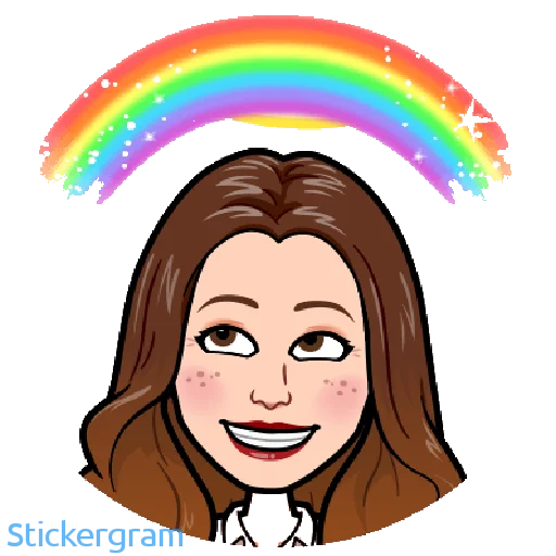 🌈 Стикер «Анютик» для Telegram