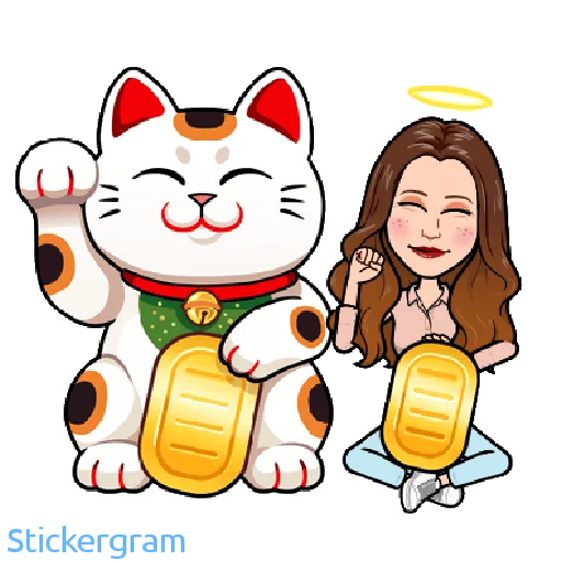 👋 Стикер «Анютик» для Telegram