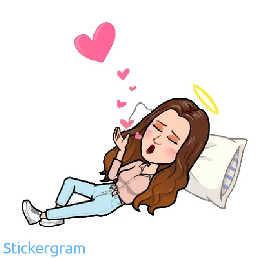 ❤️ Стикер «Анютик» для Telegram