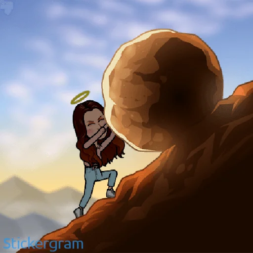 🤯 Стикер «Анютик» для Telegram