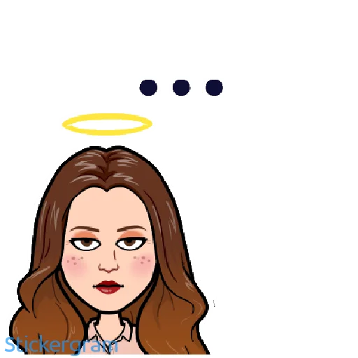 😐 Стикер «Анютик» для Telegram