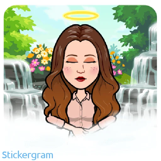 😌 Стикер «Анютик» для Telegram