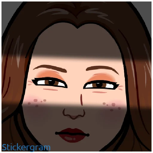 😑 Стикер «Анютик» для Telegram