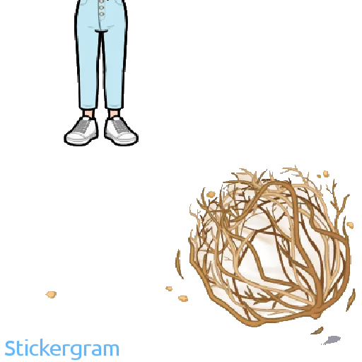 😕 Стикер «Анютик» для Telegram