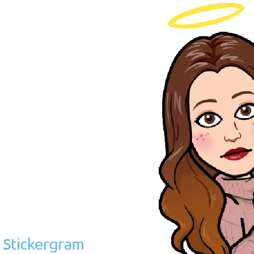 😃 Стикер «Анютик» для Telegram