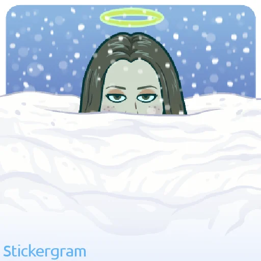 🌨️ Стикер «Анютик» для Telegram
