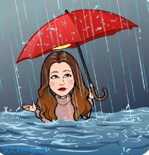 🌧️ Стикер «Анютик» для Telegram