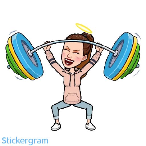 💪 Стикер «Анютик» для Telegram