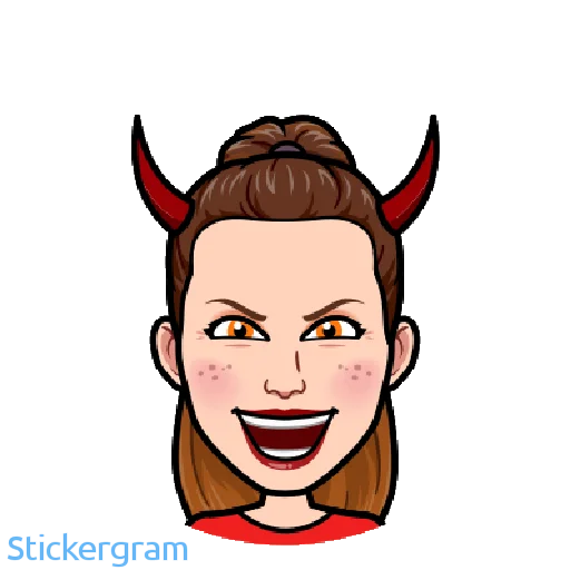 😈 Стикер «Анютик» для Telegram