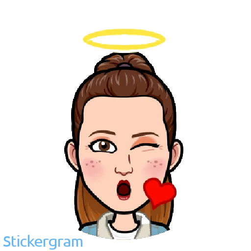 😘 Стикер «Анютик» для Telegram