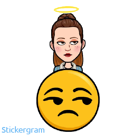 😒 Стикер «Анютик» для Telegram