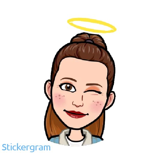 😉 Стикер «Анютик» для Telegram