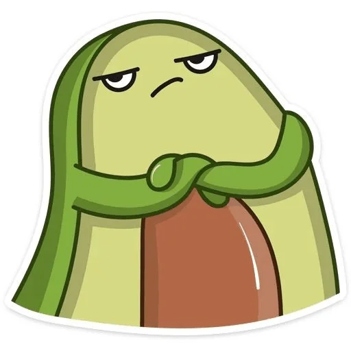 🤔 Стикер «Avocado» для Telegram