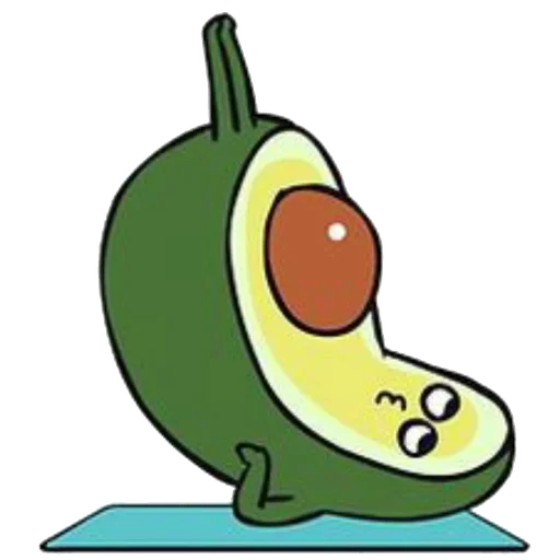 Стикерпак Avocado Guy для Telegram