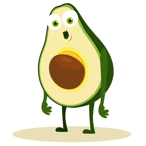 😌 Стикер «Avocado» для Telegram