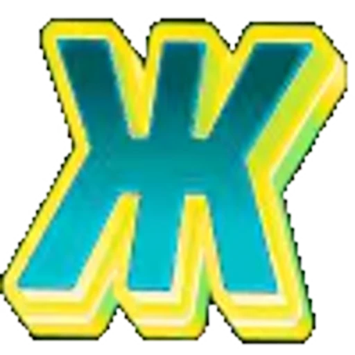 ⚪ Эмодзи «Яркие жёлто-зеленые анимированные буквы» для Telegram