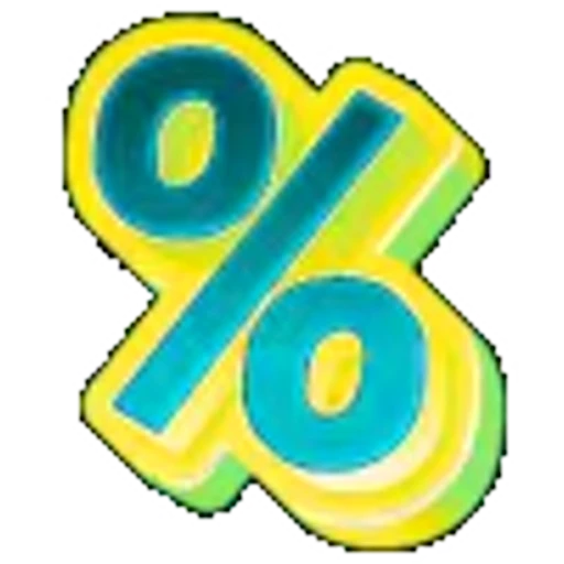⚪ Эмодзи «Яркие жёлто-зеленые анимированные буквы» для Telegram