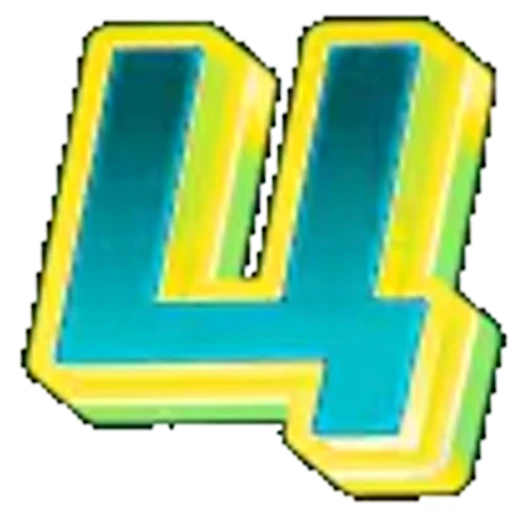 ⚪ Эмодзи «Яркие жёлто-зеленые анимированные буквы» для Telegram