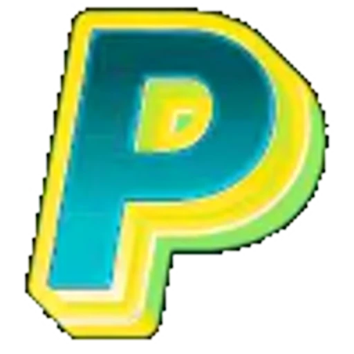 ⚪ Эмодзи «Яркие жёлто-зеленые анимированные буквы» для Telegram