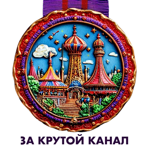 🏰 Стикер «Награды за достижения» для Telegram