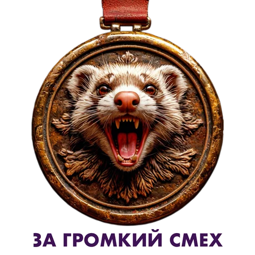 😹 Стикер «Награды за достижения» для Telegram