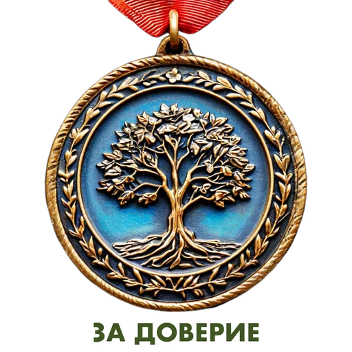 🌳 Стикер «Награды за достижения» для Telegram