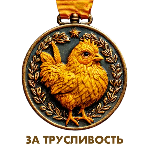 🐥 Стикер «Награды за достижения» для Telegram