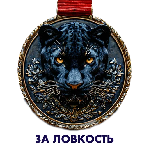 🐈‍⬛ Стикер «Награды за достижения» для Telegram