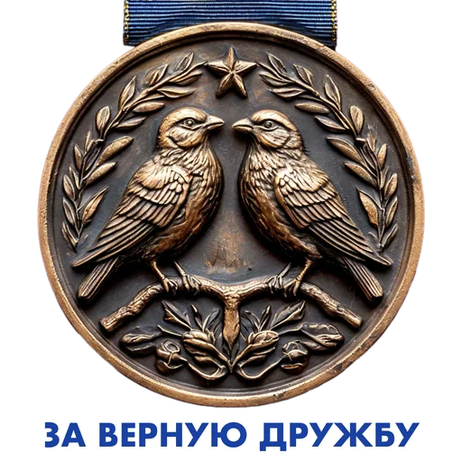 👬 Стикер «Награды за достижения» для Telegram