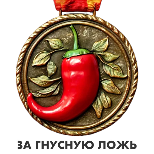 🌶️ Стикер «Награды за достижения» для Telegram