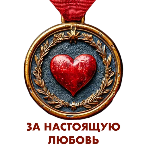 ❤️ Стикер «Награды за достижения» для Telegram