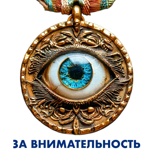 👁️ Стикер «Награды за достижения» для Telegram