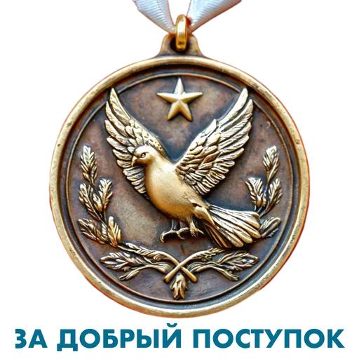 🕊️ Стикер «Награды за достижения» для Telegram