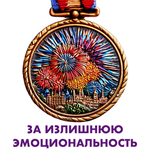 🎆 Стикер «Награды за достижения» для Telegram