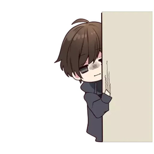 ☹️ Стикер «Menhera-kun» для Telegram